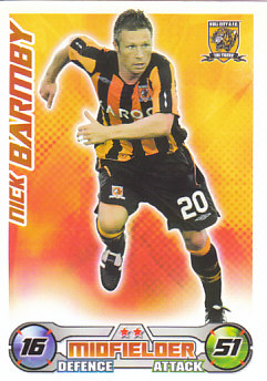 Nick Barmby Hull City 2008/09 Topps Match Attax #137